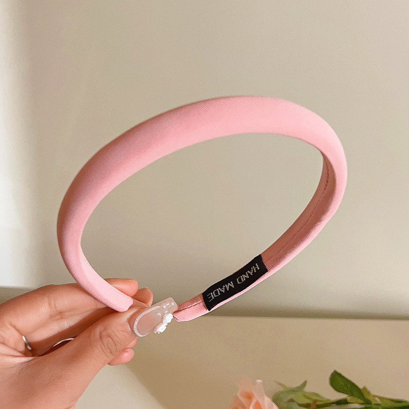 Brazo de cabello negro plegado para mujeres retro francés alto cráneo de borde ancho brazo de cabello de compresión para el cabello Bundle para el cabello fuera de la guarnición universal image 11