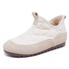 真兔毛雪地靴女2025秋冬新款防水加厚保暖百搭棉鞋防滑短靴子