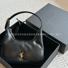 外贸女包25春夏新款Y家高级质感月牙包手拎包时尚潮流单肩腋下包