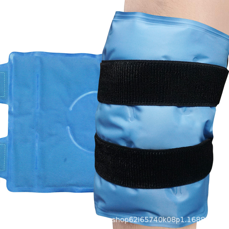 Manufacturer's Brushed Fabric Hot and Cold Compress Ice Pack Knee Brace Sports Ice Pad Physical Cooling Knee Brace Hot and Cold Compress Bag