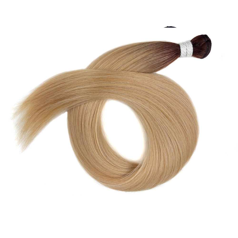 Europa, América y África transfronterizos Synthetic Straight Hair Bundle peluca recta extensión de cabello cortina