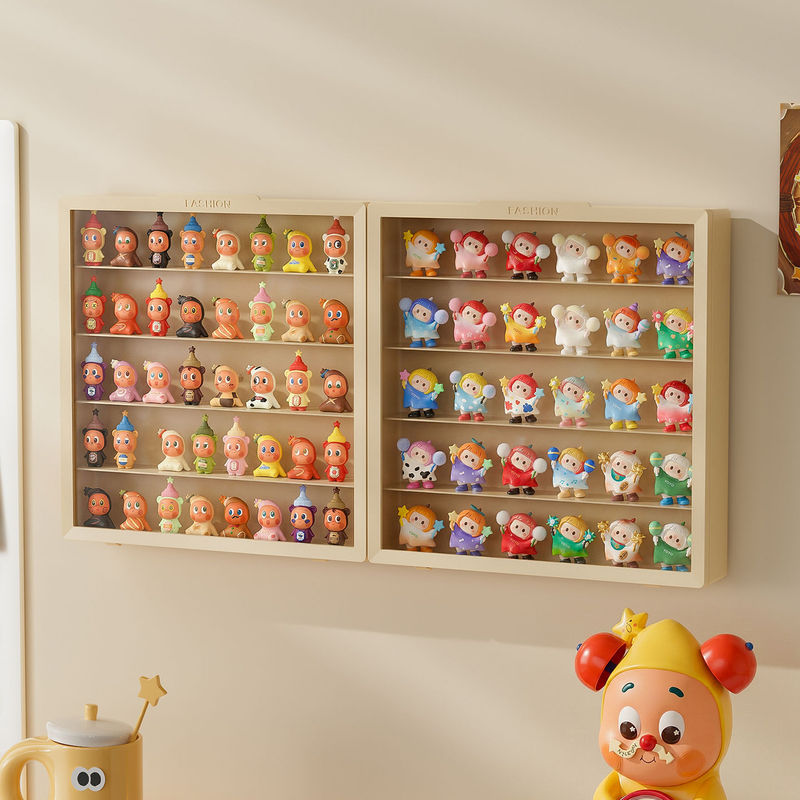 Wall-Mounted Blind Box Display Rack for Cute Figurines, Lego Toys, and Collectibles; Dust-Proof Transparent Storage and Display Box Wall-Mounted Blind Box Display Rack for Cute Figurines, Lego Toys, and Collectibles; Dust-Proof Transparent Storage and Display Box