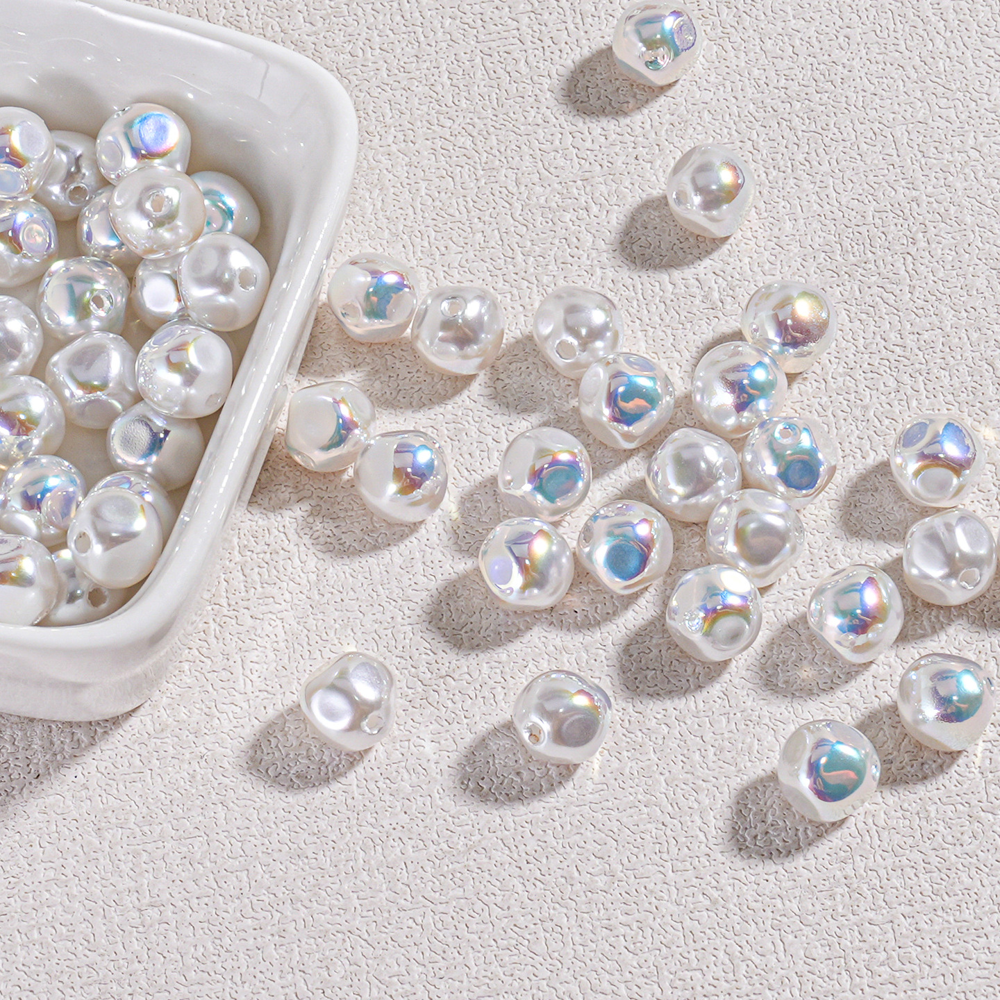 Heidi Pearl-cuentas de perlas de imitación irregulares, estilo barroco, para cadena de teléfono móvil, Material de bricolaje, accesorios para pulseras.