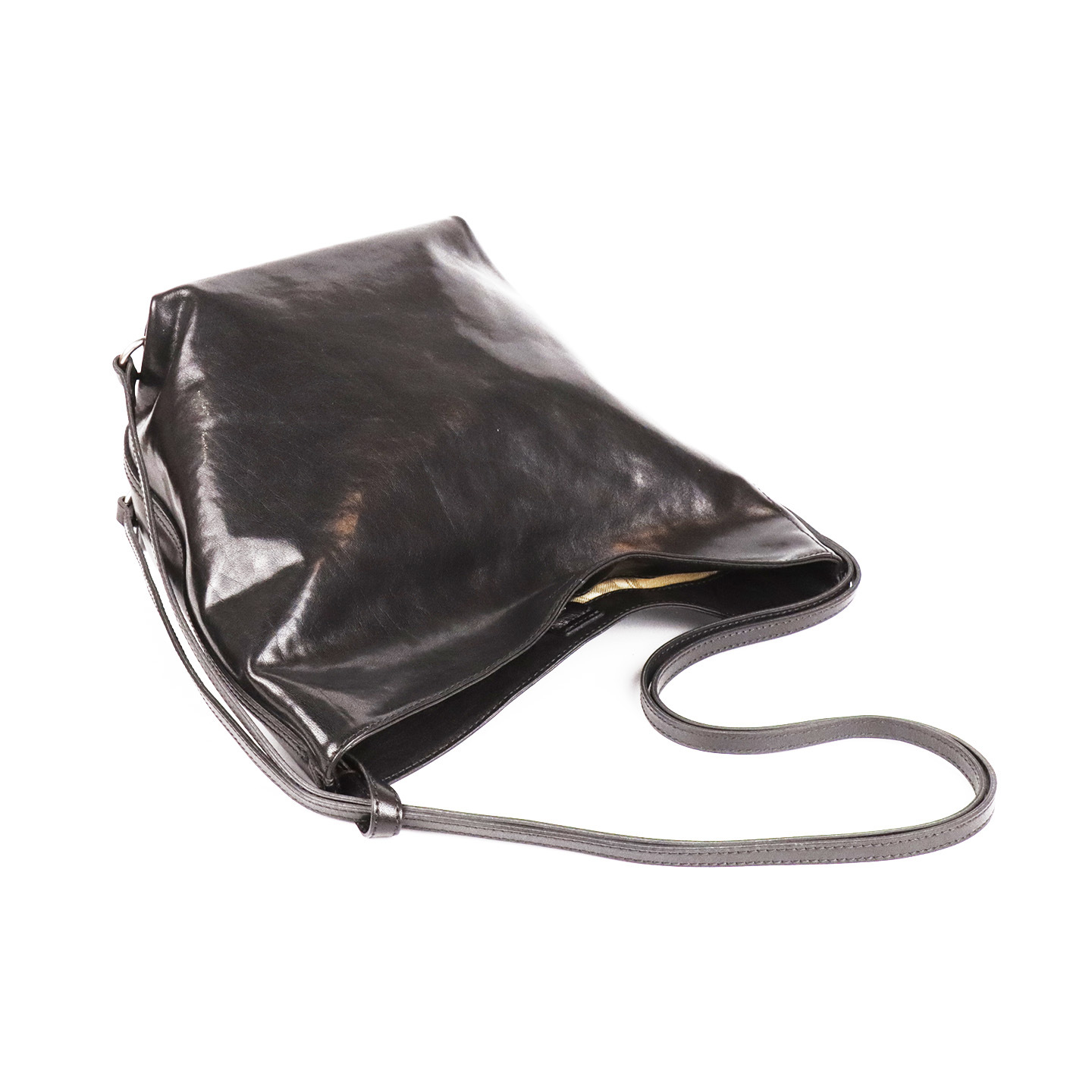J6 Top Grain Crystal Cowhide Bucket Bag Women's Simple Tote Bag Underarm Genuine Leather Fashion 2-Way Backpack 6942 - Thumbnail 6