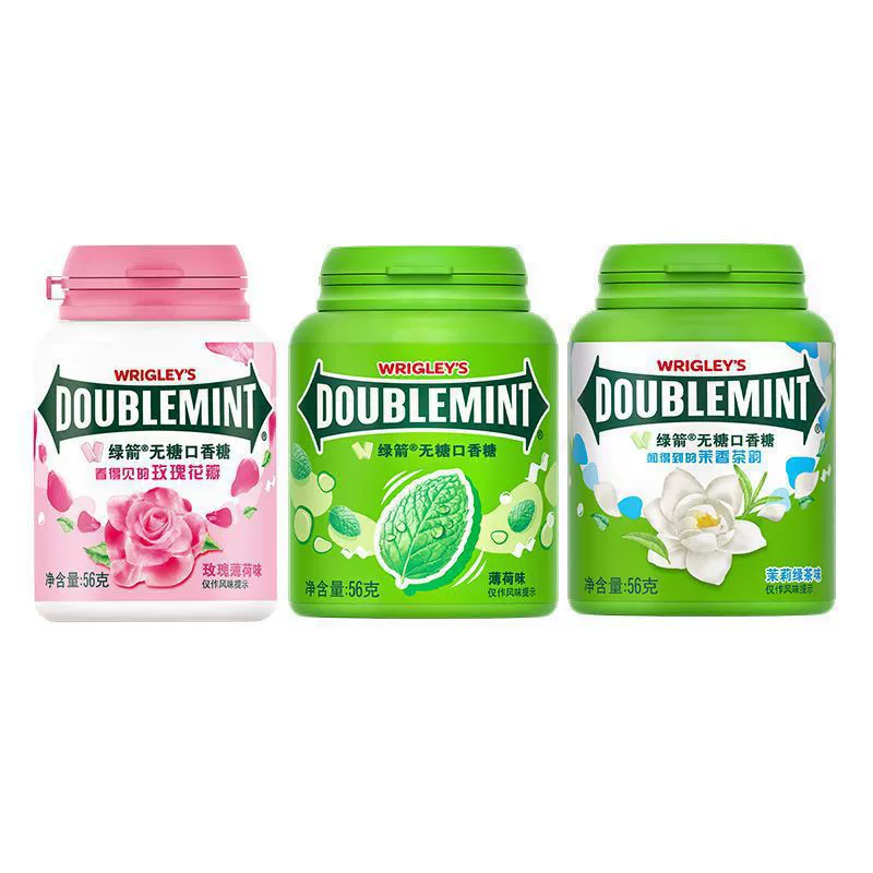 Жевательная резинка без сахара Green Arrow Bags Original Flavor Rose Mint Flavor Fresh Tone Офисные закуски Новогодние товары сахар