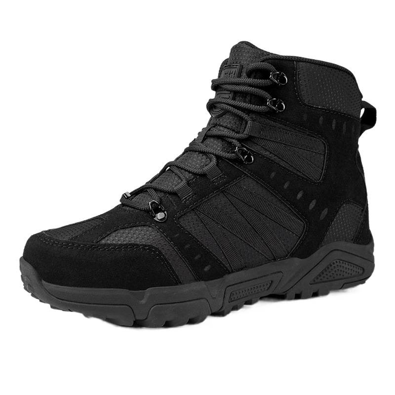 Botas tácticas de hombre grandes transfronterizas al aire libre botas tácticas de entrenamiento de expedición y rescate botas tácticas fabricantes de suministro