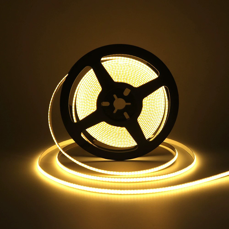 COB ライトストリップ 5V 超狭い LED 自己粘着 5 ミリメートル超高輝度 400 ライトストリップ 3 ミリメートルライトストリップ 12V24V 電子商取引新モデル|undefined
