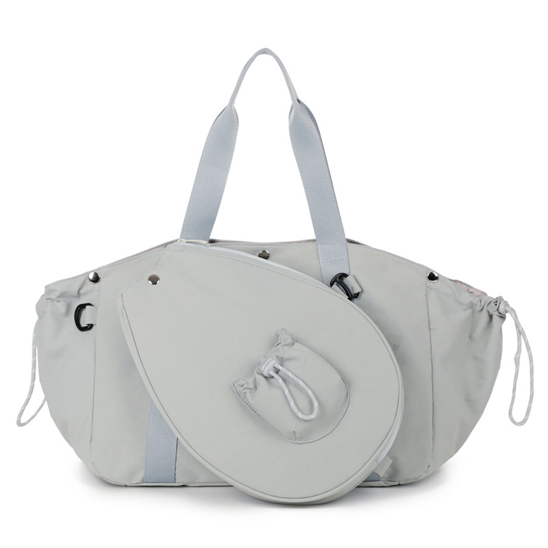 Bolsa de tenis transfronteriza, bolsa de entrenamiento deportivo, bolsa de acondicionamiento físico, bolsa de raqueta portátil de bádminton de gran capacidad, bolsa deportiva de separación seca y húmeda
