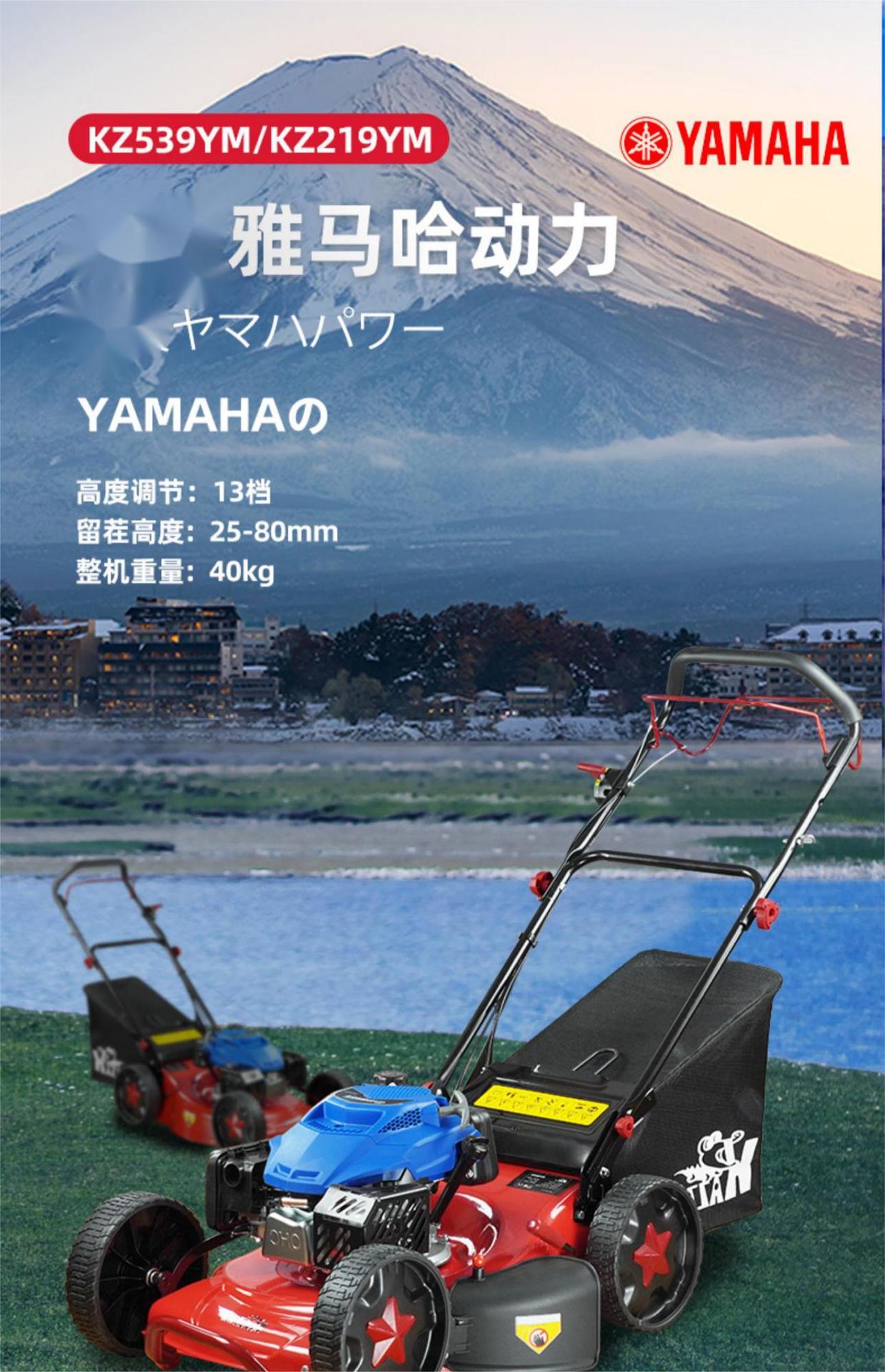 凯姿KZ539YM自走式剪草机汽油割草机 本田雅马哈动力打草坪机