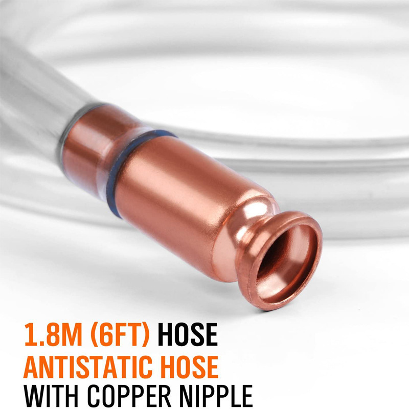 Automobile and motorcycle oil barrel diesel manual oil extractor self-priming large flow oil suction artifact household oil pumping pipe cross-border