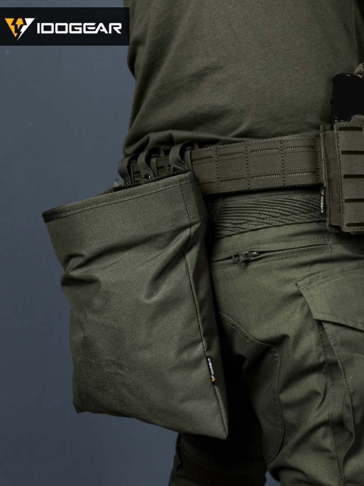 IDOGEAR pequeño clip de escorpión de acero bolsa de reciclaje ventiladores militares bolsa de almacenamiento táctico sello de cintura bolsa de accesorios al aire libre CS bolsa de artículos diversos