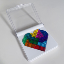 祖国版智慧爱心拼桌面游戏益智玩具 IQ智慧大作战 7岁-成人