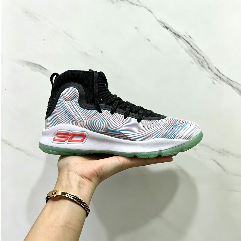 Cross-border factory in Putian UA high-quality Curry 4 basketball shoes for men, Curry 4th generation practical training shoes, Home sports shoes