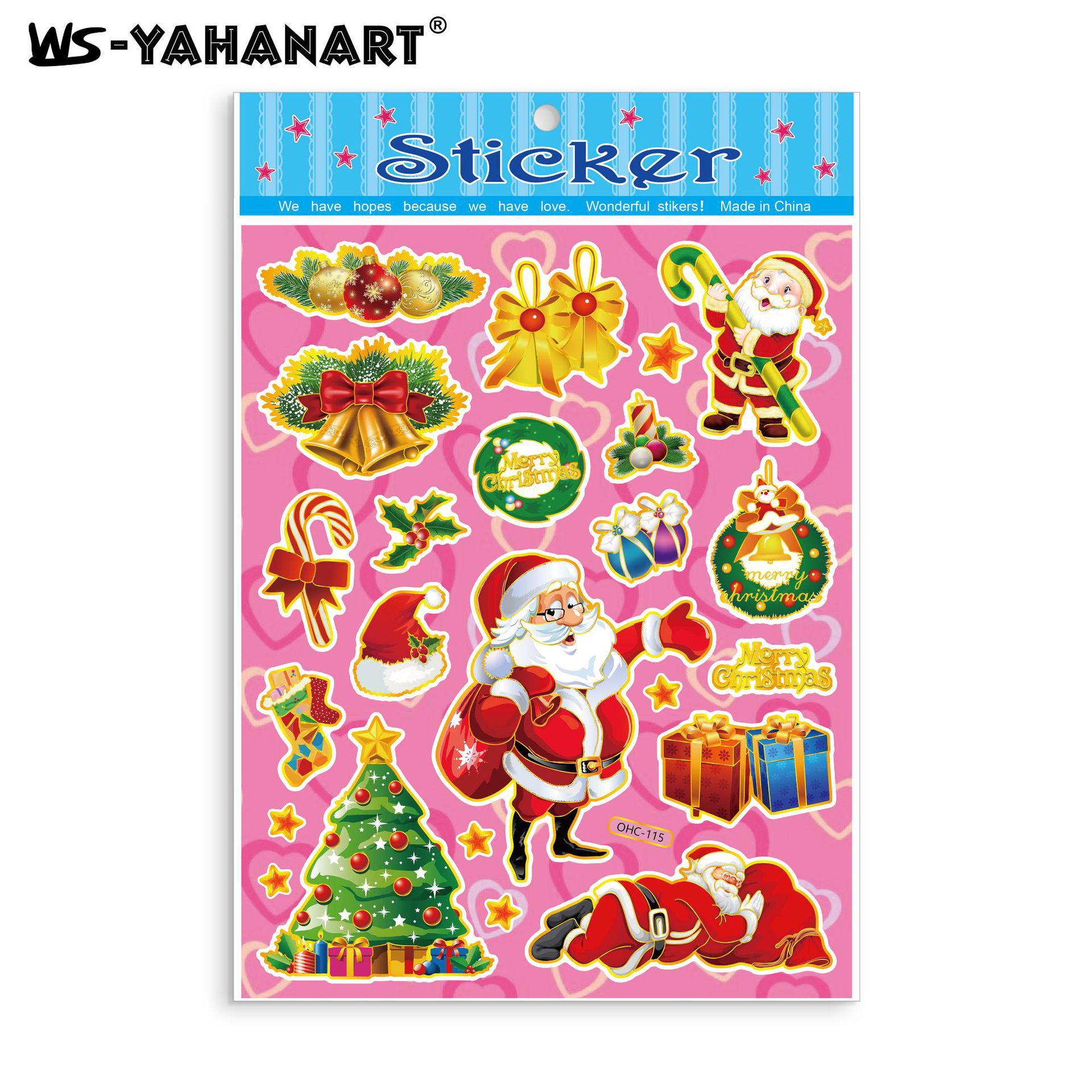 Pegatinas de Sellado DIY Navideñas de Papel para Navidad