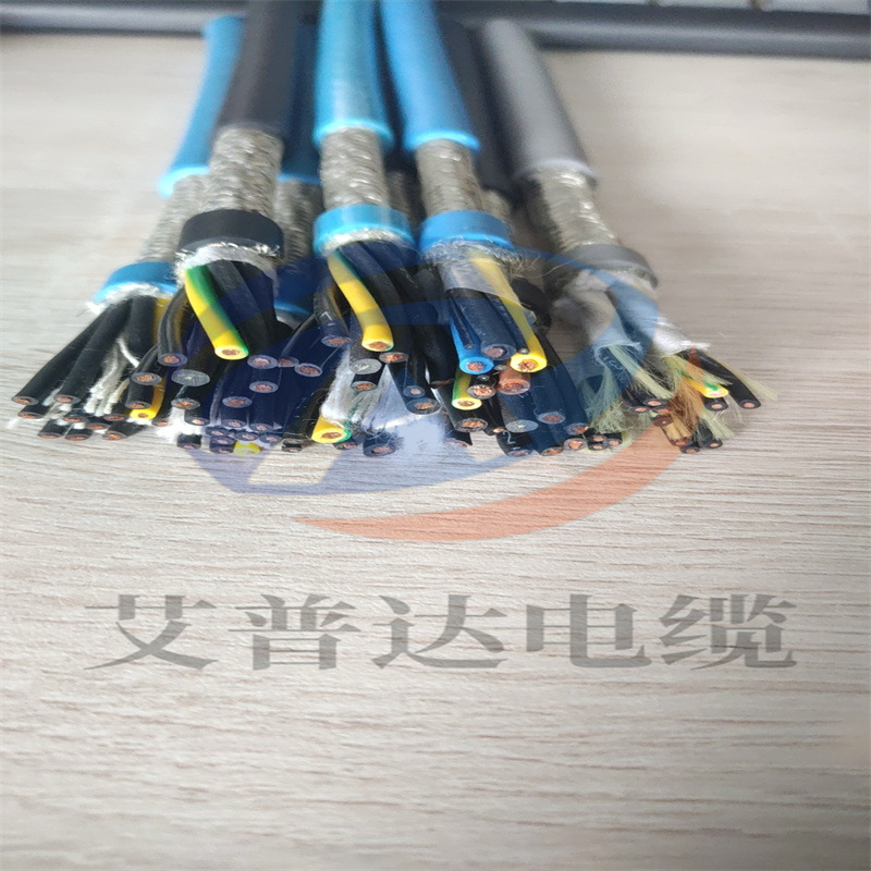 拖链厂家国标纯铜芯拖链电缆高柔性护套2 3 4 5芯6链软电线耐弯曲