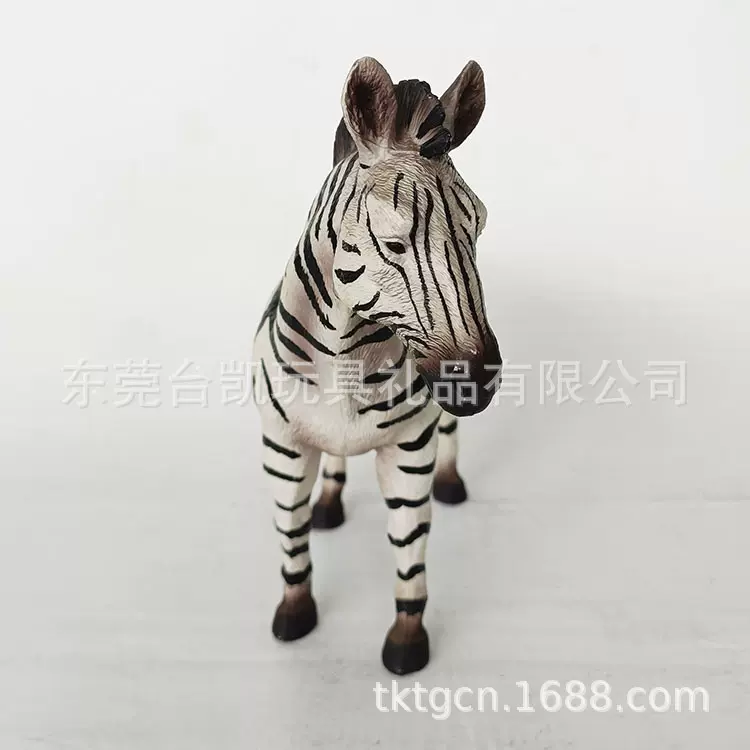 潮玩动漫手办定制 PVC注塑公仔 3D立体斑马 桌面客餐厅玄关摆
