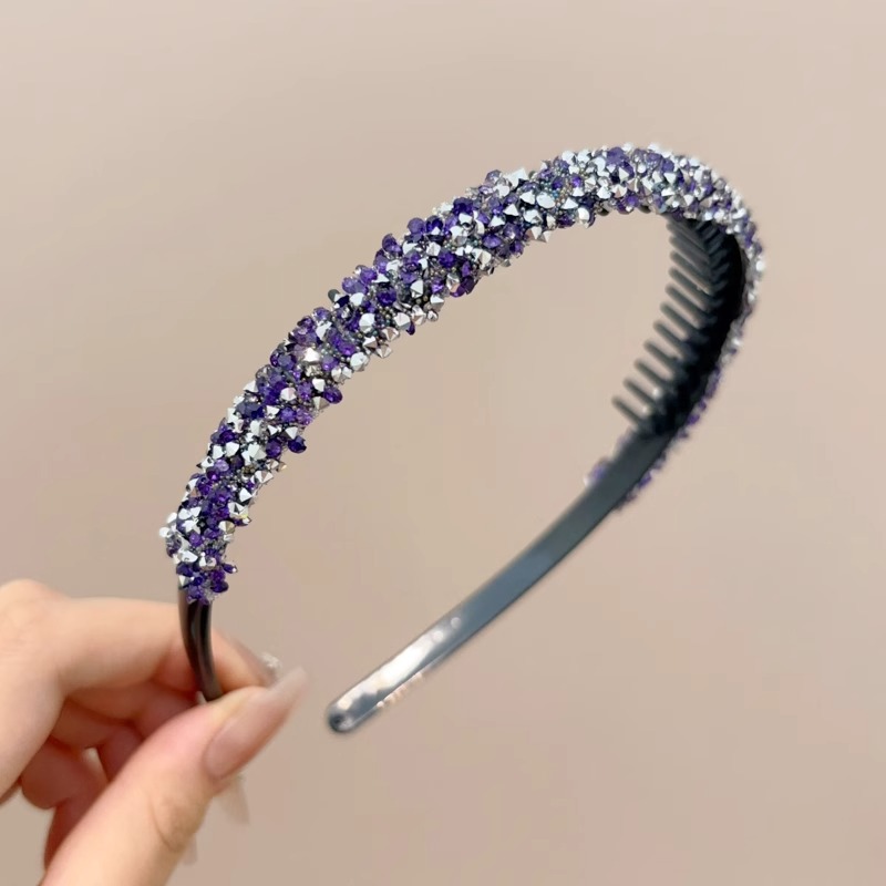 Red en línea 2025 nuevo lavado facial especial banda de cabello dientes antideslizante dispositivo de cabello de cabeza ondulado correa de cabello de altura craneal para mujeres