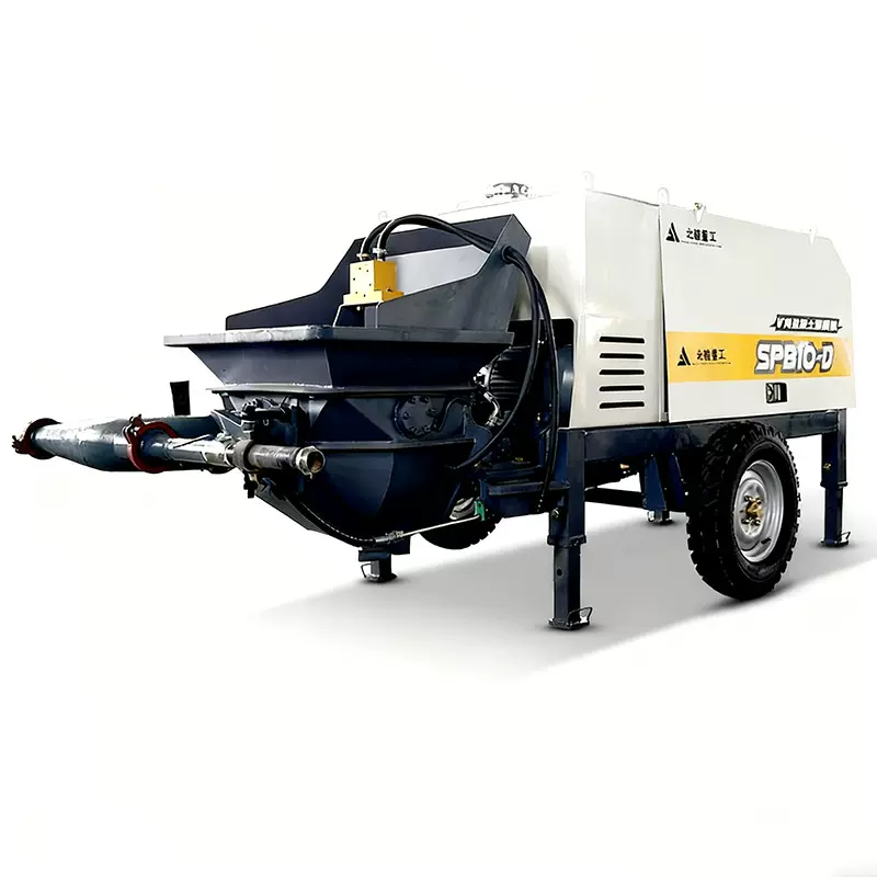 湿喷混凝土机10D液压泵送式混凝土喷射机 矿山隧道用混凝土湿喷机