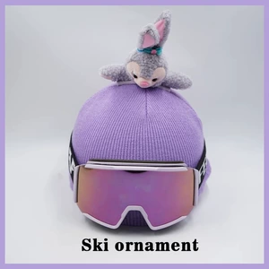 LinaBell Plush Ski Hat with Helmet Cover