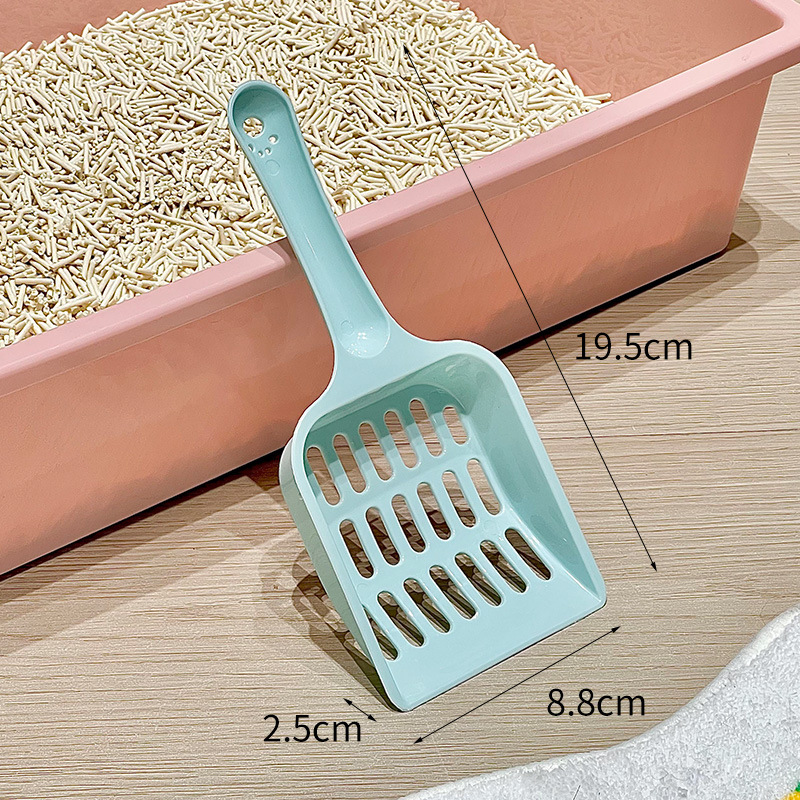 Fábrica de pala de arena para gatos venta directa de plástico para gatos limpio y simple para decollar el inodoro de malla hueca para gatos al por mayor