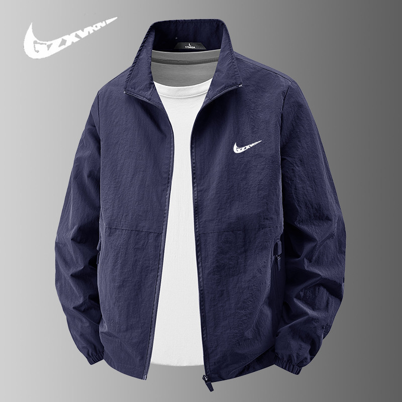 Men's Clothing 2025 New Spring and Autumn Men's Casual Jacket Outdoor Sports Versatile Stand-Up Collar Jacket for Young and Middle-Aged People