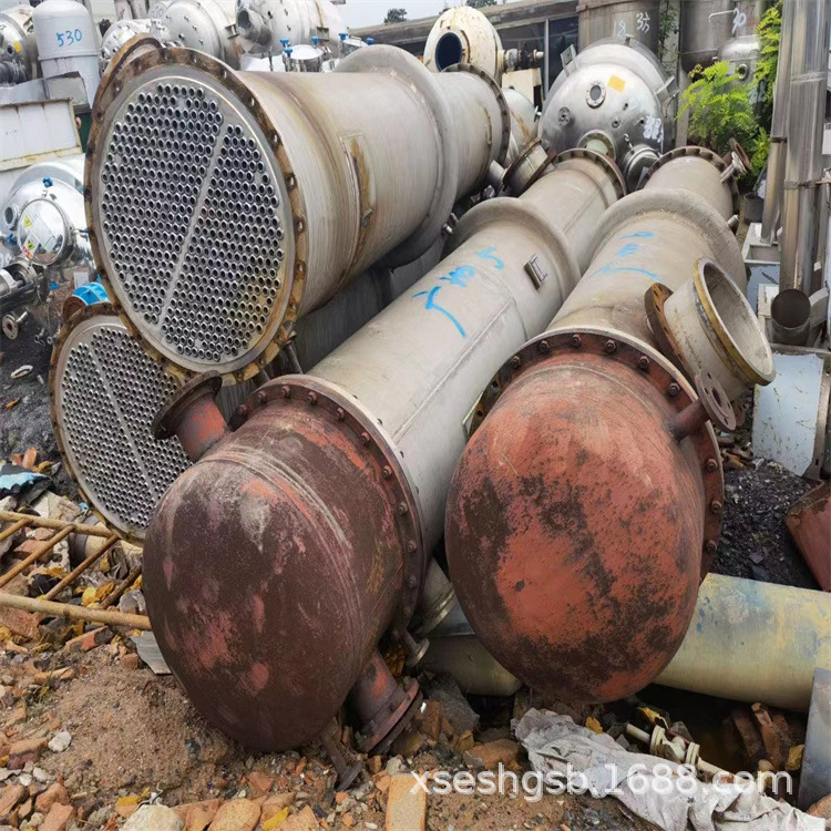 二手钛材冷凝器 不锈钢列管冷凝器 板式换热器 钛材冷凝器 石墨