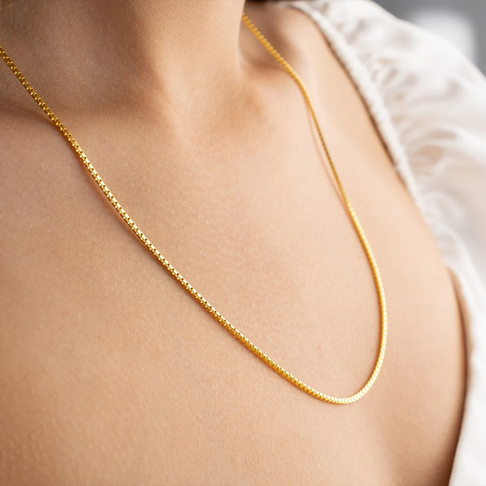 8g Weight Chain Jewelry Making Type 925 Silver Jewelry Making Size 14K Gold Plated Plating Material DIY Jewelry Accessories Classification 1 Piece Quantity 304 Stainless Steel Material Solid Color Pattern Simple Style Style 1 Piece 304 Stainless Steel 14K Gold Plated 925 Silver Jewelry Accessories 5