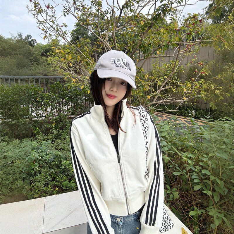Three-Stripe Sports Jacket for Women, Spring and Autumn Style, Stand-Up Collar, Zipper, Casual Sweatshirt, Fashionable Versatile Top Three-Stripe Sports Jacket for Women, Spring and Autumn Style, Stand-Up Collar, Zipper, Casual Sweatshirt, Fashionable Versatile Top