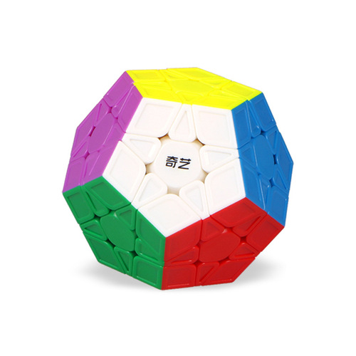 Qiyi Rubik's Cube Qiheng W third-order five-cube Rubik's Cube sticker special-shaped dodecahedron Rubik's Cube toy