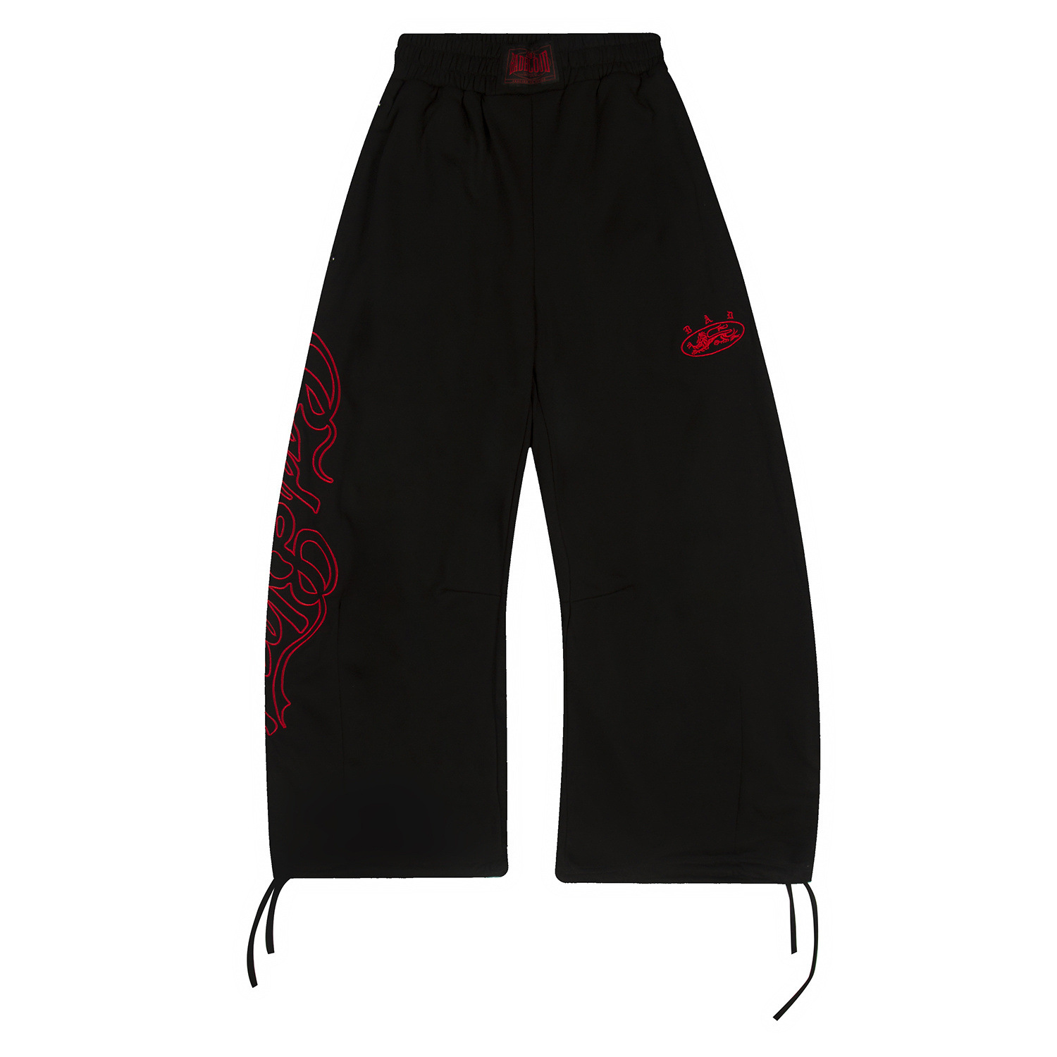 Badblood letter scimitar sweatpants black / XS