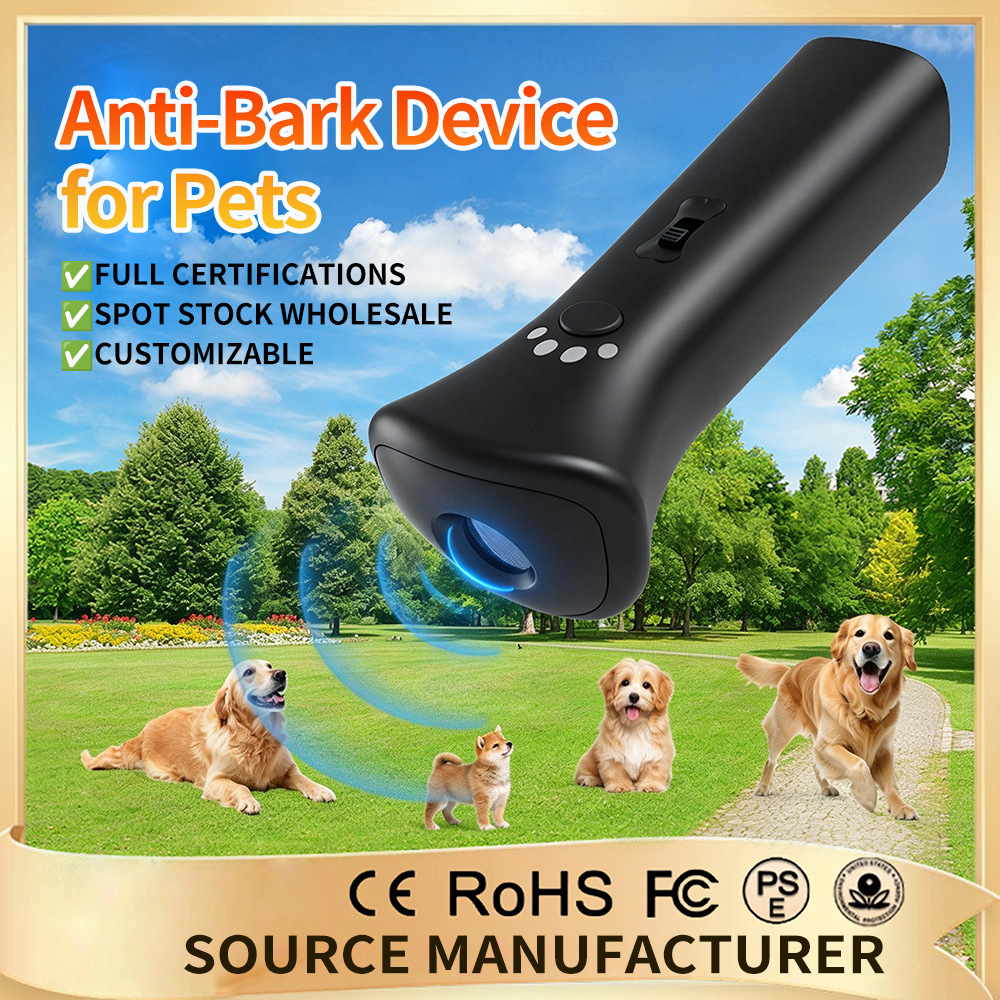 Amazon's best-selling ultrasonic pet trainer, variable frequency ultrasonic dog bark stopper, handheld dog training device