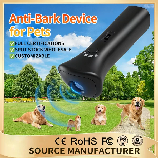 Amazon's best-selling ultrasonic pet trainer, variable frequency ultrasonic dog bark stopper, handheld dog training device
