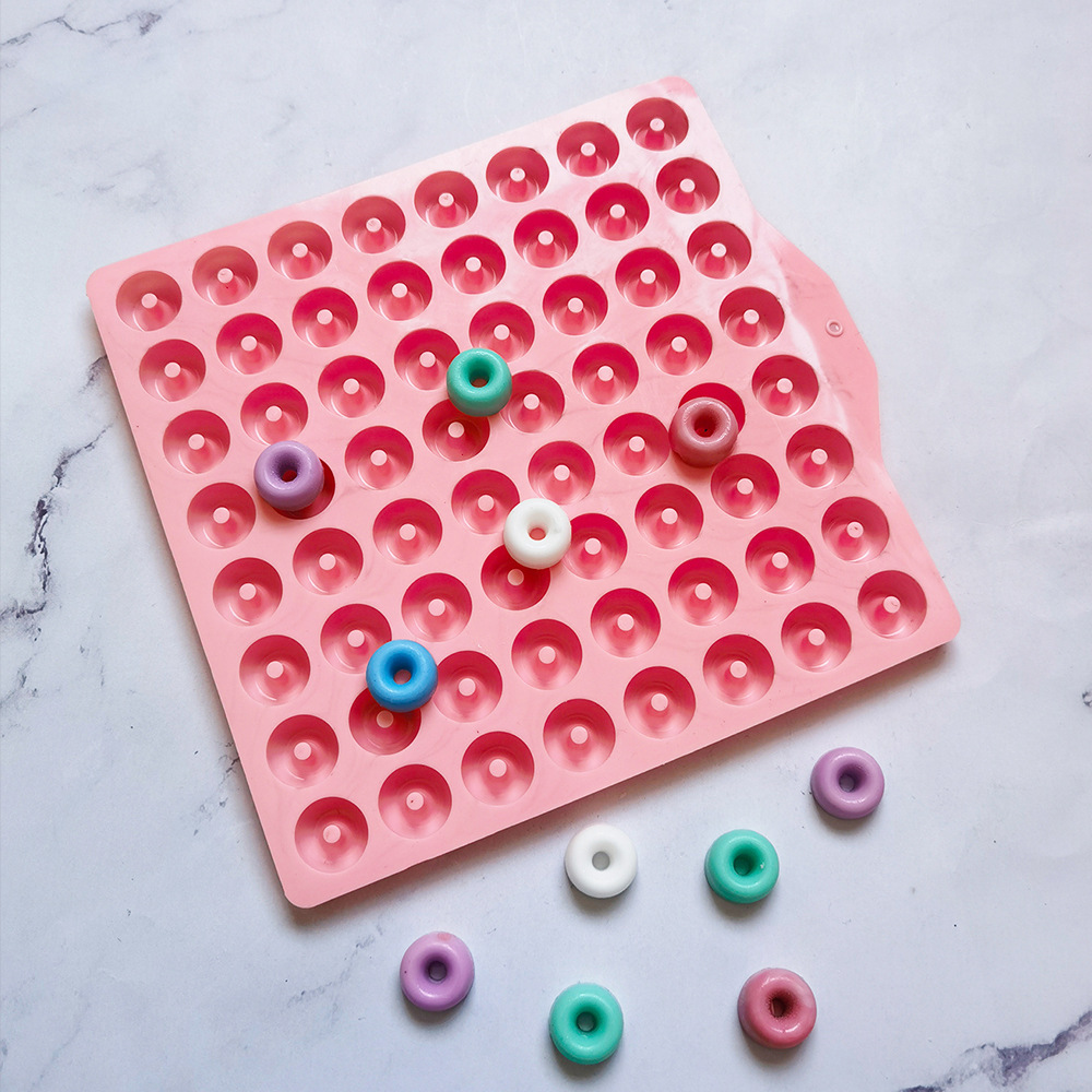 64 Donuts 384 molde de silicona para pastel de chocolate molde de pan herramientas de panadería