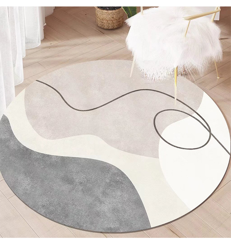 圆形地毯,卧室地毯,床边毯,客厅地毯,吊篮垫