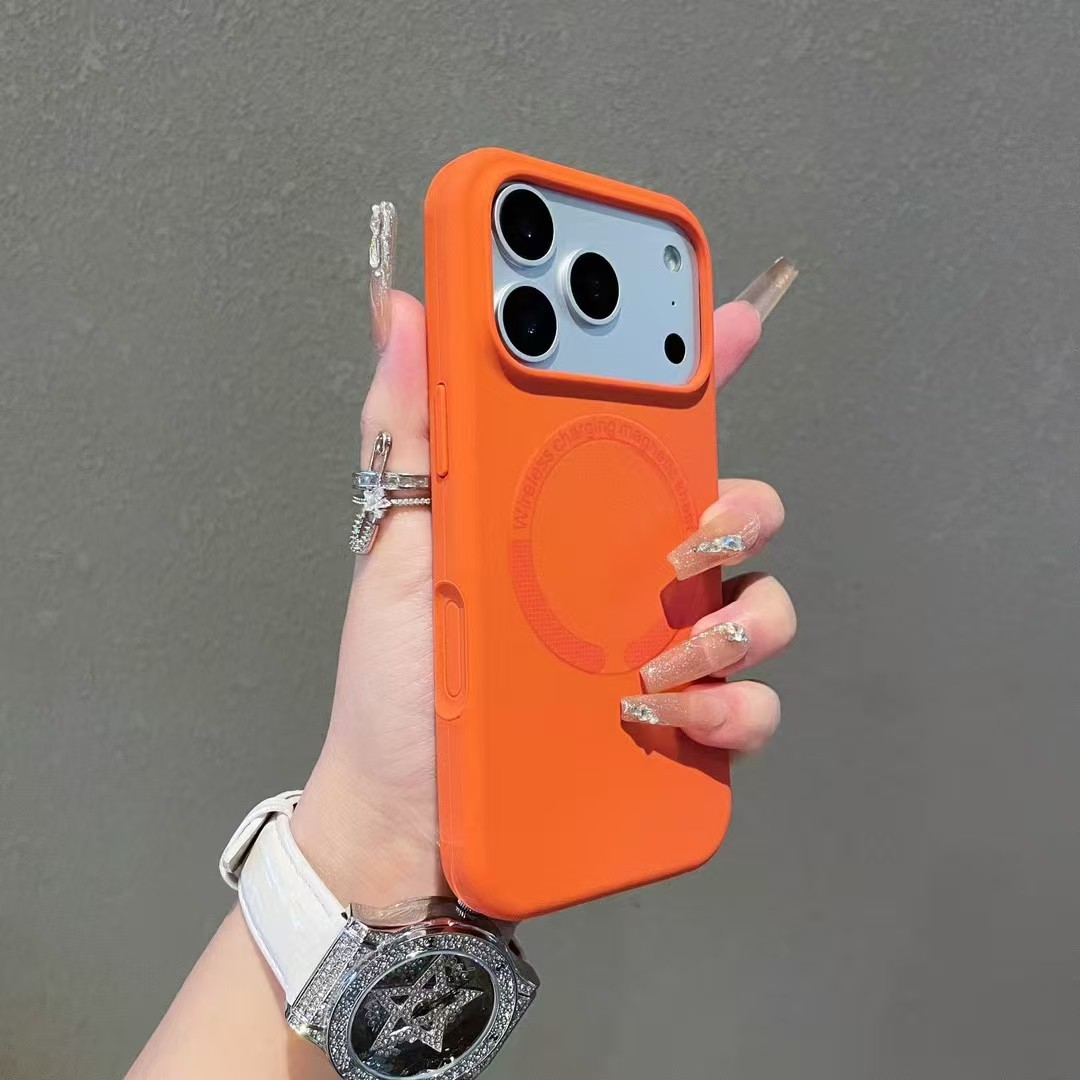 官方Magsafe磁吸液态硅胶适用iPhone17手机壳肤感引磁苹果16软套