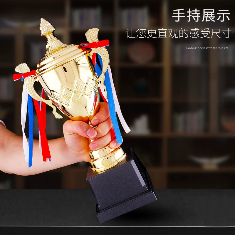 Металлический трофей для школьных игр, чемпион по баскетболу/футболу, награда чемпиона, студенческая честь, приз