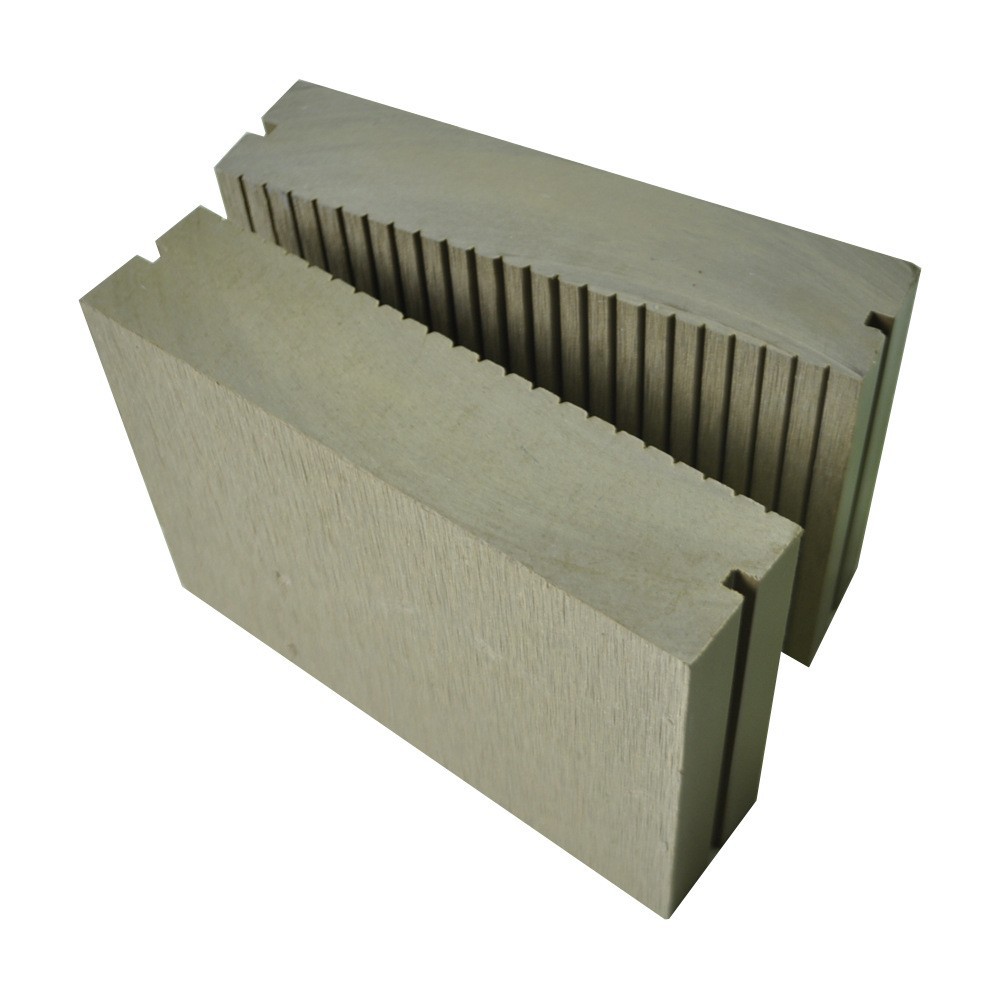 Madera plástico WPC piso generación 140*35 sólido protección del medio ambiente plástico material de madera jardín decoración al aire libre tablero anti-corrosión madera