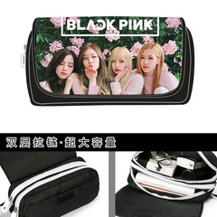 BLACKPINK筆袋韓團金智妮周邊男女學生大容量文具盒應援ins