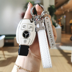 奔馳鑰匙套新E級C級A級C260L包A200L車E300L殼GLC300/GLE/GLA扣女