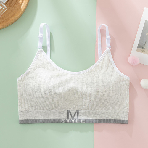 Traceless Bralette for Women, Small Cup, Clustered, Wireless, Girlish Style, Summer Thin Model, Covering Bra, Anti-Slip Bra