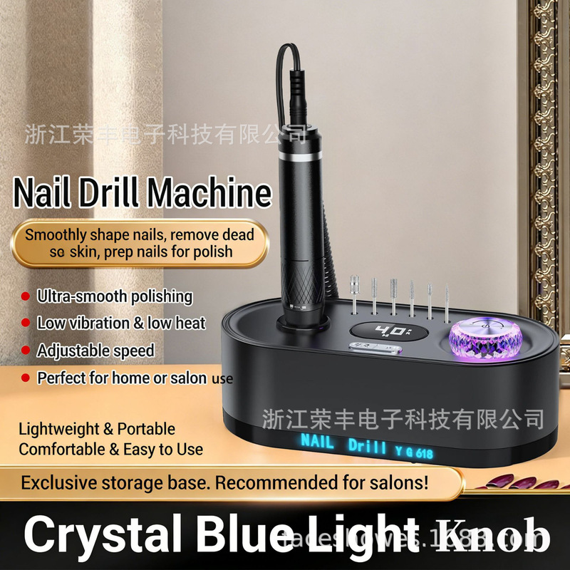 45000 RPM all-in-one nail polisher and electric nail remover, non-heating, crystal purple light, breathing effect, new cross-border model 45000 RPM all-in-one nail polisher and electric nail remover, non-heating, crystal purple light, breathing effect, new cross-border model