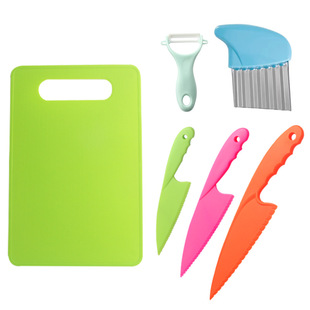 Plastic fruit knife cake knife children's toy knife teaching knife melon fruit vegetable knife bread knife Peeler