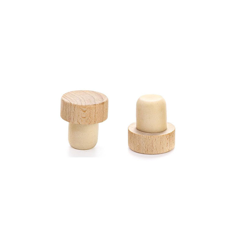 Tapón de botella de vino en forma de T, tapón universal de polímero para vino tinto, licor, vino de frutas, tapón sellador, tapón de vino, para botellas transfronterizas