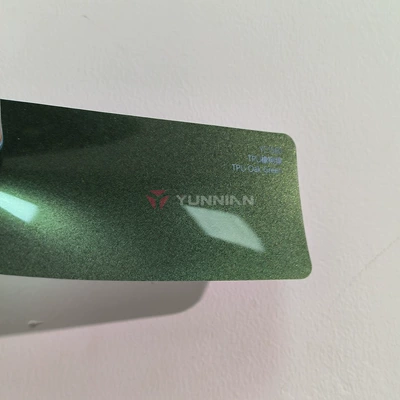 wrap, glossy color change, full car, Auto Color Change Film - tpu-oak-green-15215m