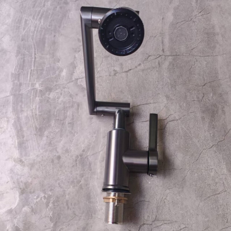 Upgraded Lucky Cat Robotic Arm Faucet Wash Basin Universal Rotating Hot and Cold Faucet Multi-Purpose Basin Water Saver