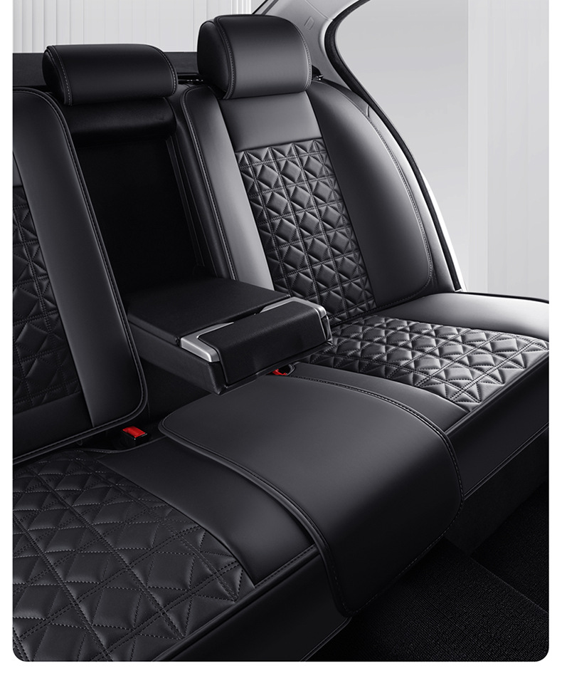 New Car Seat Cushion, Universal for All Seasons, Full Surround Seat Cover, Full Leather Breathable Seat Cover, Summer Car Seat Cover