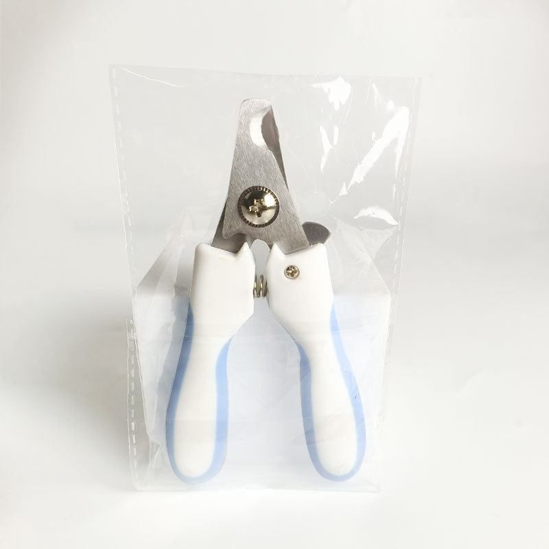 대형 블루 싱글 가위 opp 가방