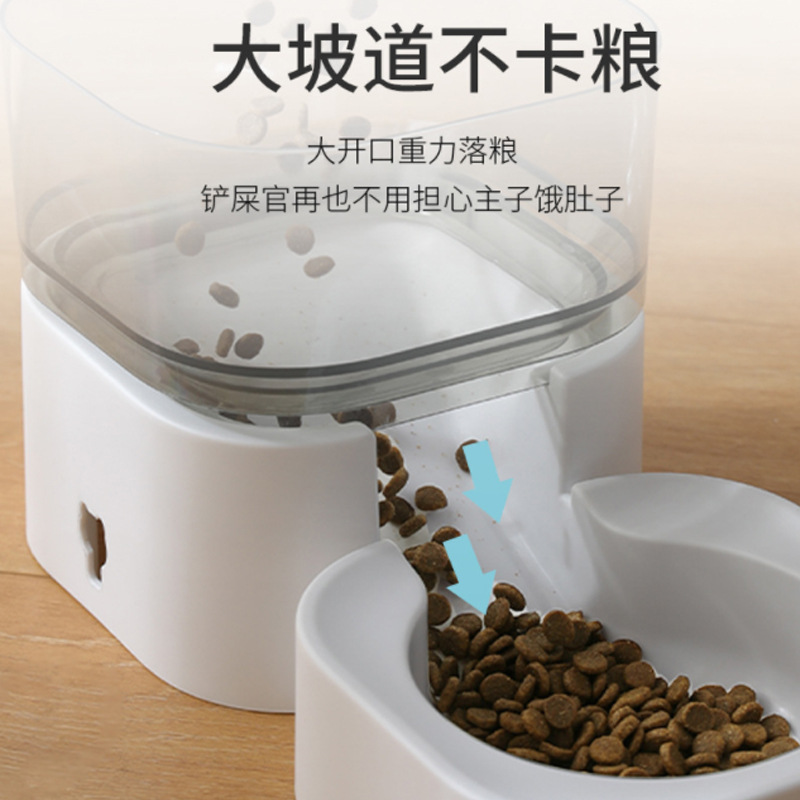 2022新款户内宠物智能喂食喂水宠物喂食碗自动饮水机