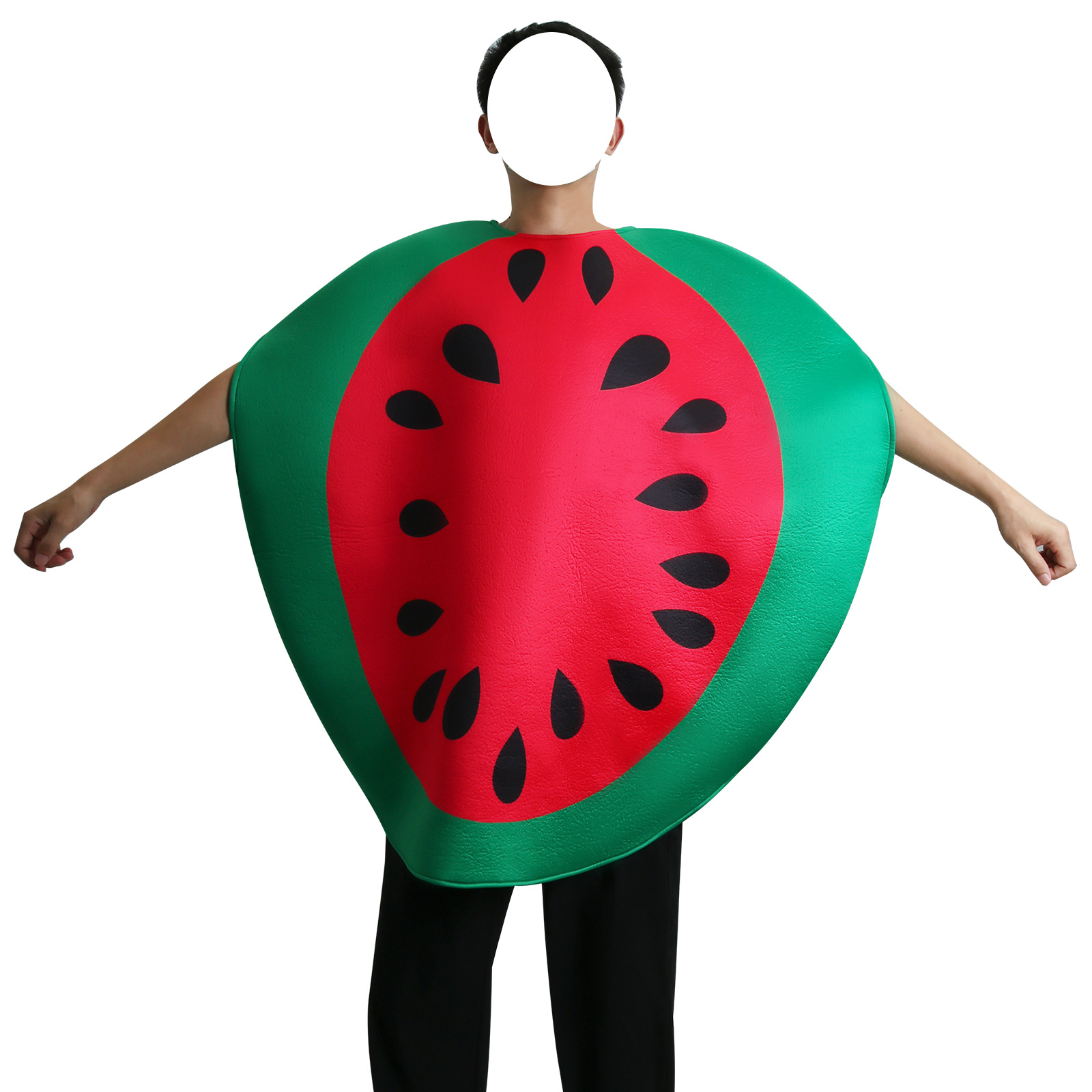 New Halloween party performance costume fun spoof mural watermelon costume campus activity performance jumpsuit