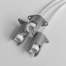 顶式卤素灯碘钨灯投光灯金卤灯太阳灯分体R7S耐高温灯头陶瓷灯座